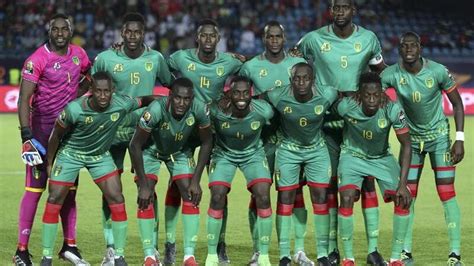 Mauritania's Players Pose for Picture Ahead of Their Match Against Mali ...