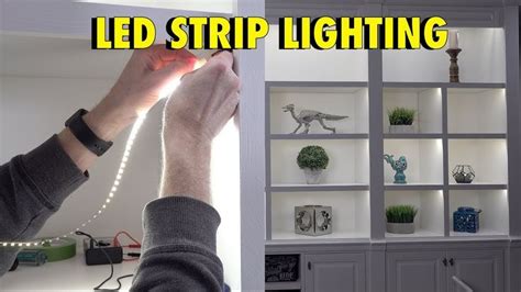 DIY LED Strip Lighting | Tiras de led, Billy ikea, Estanterías