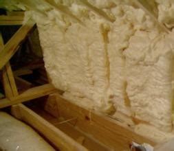 Expanding foam insulation