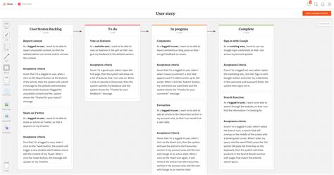 Agile User Story Template | HQ Printable Documents