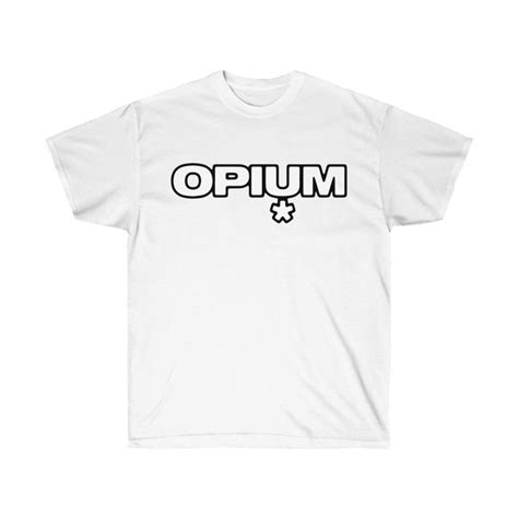 Opium Label T Shirt White Playboi Carti Destroy Lonely Tee - Etsy