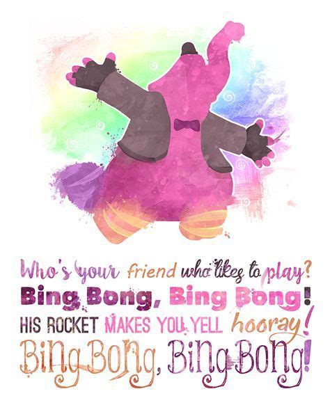 Bing Bong 8x10 Inside Out Printable Poster DIGITAL / | Etsy | Disney ...