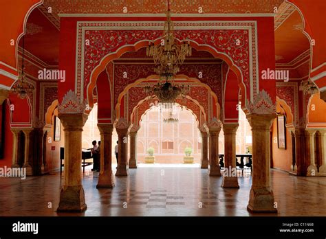 Diwan-i-khas, Inside the jaipur Palace, Jaipur India Stock Photo ...