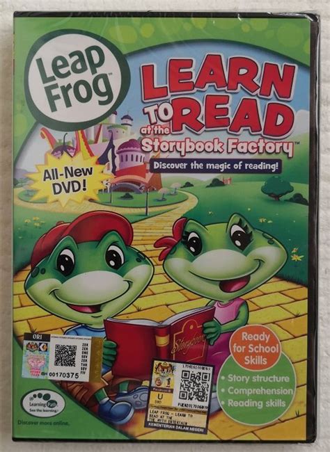 LeapFrog [Preschool Skills] Learn to Read at the Storybook Factory DVD Children Eductional ...