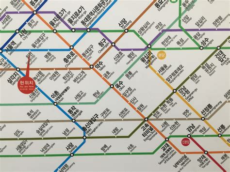 Seoul Subway Train Map - THE WAYFARING SOUL