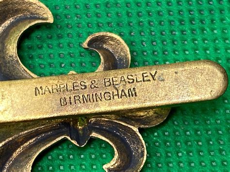 British Army - Manchester Regiment Cap Badge. Maker Marked on the Slid – The Militaria Shop
