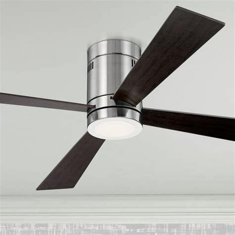 52" Casa Vieja Modern Hugger Ceiling Fan with Light LED Remote Flush ...