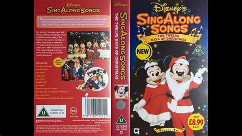 Disney Sing Along Songs Very Merry Christmas Songs (VHS, 1997) #5 In ...