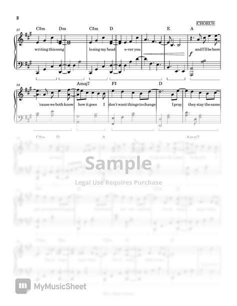 Daniel Caesar - Always (piano sheet music) Partition musicale by Mel's Music Corner