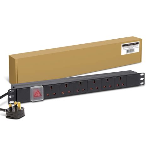 Buy Dynamode 6 Way PDU Extension Lead- 13A Multi Plug Switched Power ...