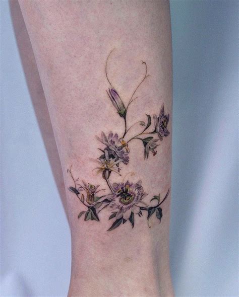 30 Pretty Passion Flower Tattoos You Must Try | Style VP | Page 7