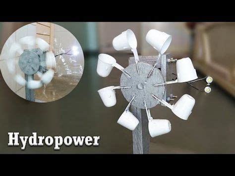 Model hydro electric power plant DIY - hydraulic electricity generator ...