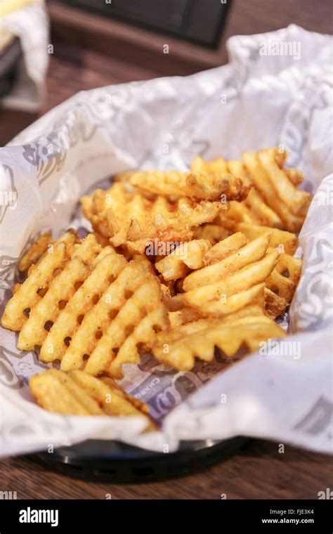 Carl's Jr. Crisscut Fries on display during the pre-opening event for ...