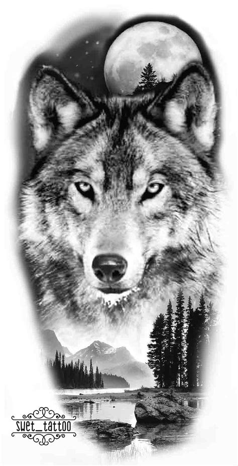 1920x1080px, 1080P Free download | Ernesto Nunez on Ink Affiliated tattoos. Wolf and moon tattoo ...