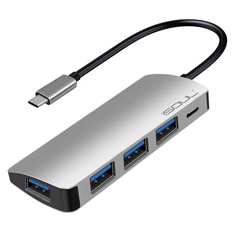 USB C Hub 4 Port USB Hub with PD Power Delivery – TradeNRG UK