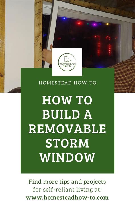 How to Build your Own Storm Window | Storm windows, Storm, Diy plans