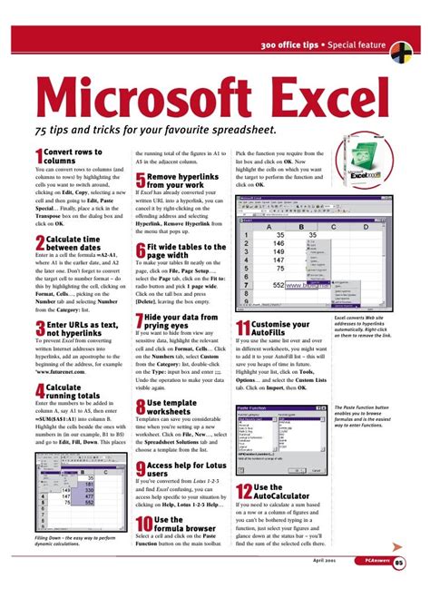 300 excel tips