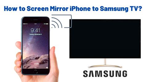 How to Screen Mirror iPhone to Samsung TV