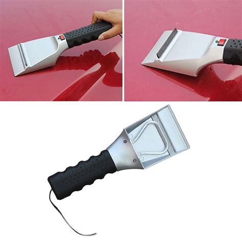 Vehemo New Electric Heated Ice Scraper 12V Car Snow Scraper Melter Shovel Hight Quality Ice ...