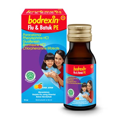 Jual Bodrexin Flu Batuk PE Obat Batuk Berdahak Obat Flu Anak Botol ...