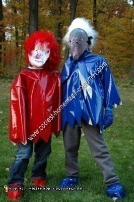 Coolest Homemade Heat Miser and Snow Miser Couple Costumes