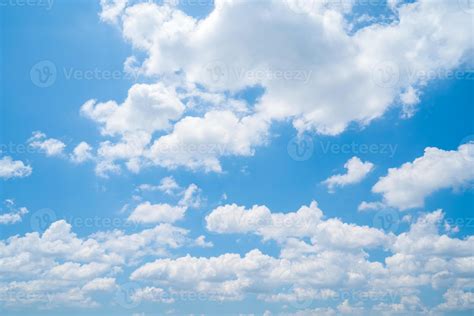 Beautiful view of blue sky with clouds at sunrise. Partly cloudy ...