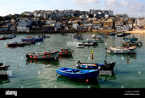 The harbour at St. Ives, Cornwall Stock Photo - Alamy