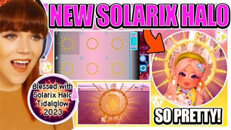 NEW SOLARIX HALO TIDALGLOW 2023! Full SHOWCASE! *16 TOGGLES!* 🏰 Royale High New Halo - YouTube