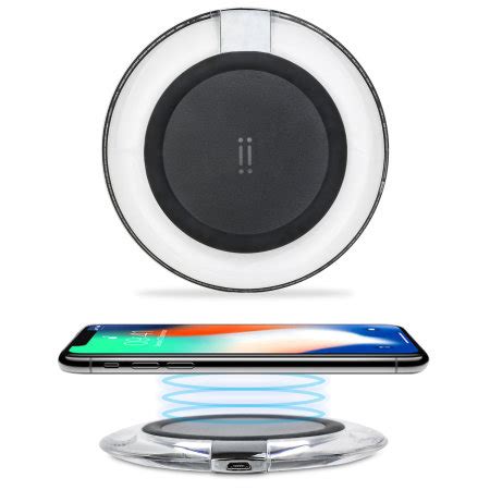 Aiino iPhone X Wireless Charging Pad - Black / Clear Reviews