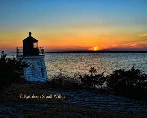 Castle Hill Lighthouse,sunset Photo,lighthouse Photo,newport Ri,beacon ...