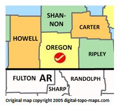 Oregon County, Missouri Genealogy • FamilySearch