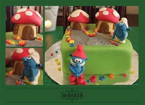 Smurfs Cake | Smurfs cake, Smurfs, Cake