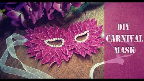 DIY CARNIVAL MASKS // MASQUERADE MASK TUTORIAL - YouTube