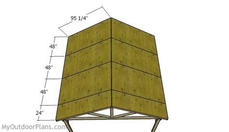 Attaching the roofing sheets | MyOutdoorPlans