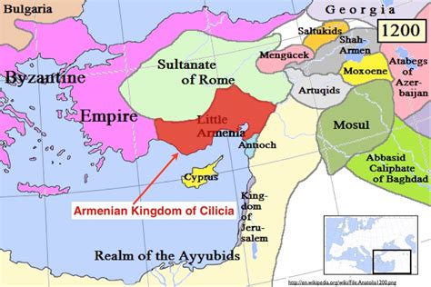 Armenian Language Map