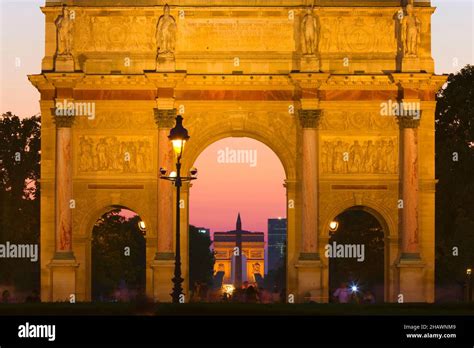 The Arc du Carrousel at the Louvre Palace and Museum, Paris, France Stock Photo - Alamy