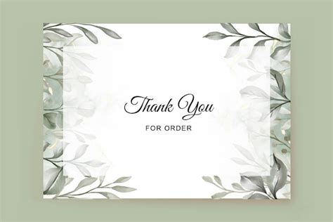 Thank You Card Template - Free Vectors & PSDs to Download