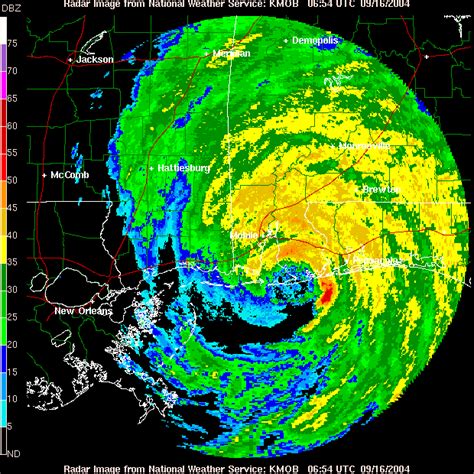 Hurricane Ivan - September 26, 2004 - Two Different Operational Perspectives