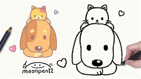 Dog And Cat Drawing at GetDrawings | Free download