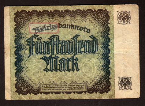 Germany - 5, 000 Reichsbanknote - 1923