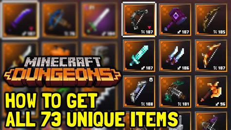 All Minecraft Dungeons Unique Items : Maybe you would like to learn more about one of these?