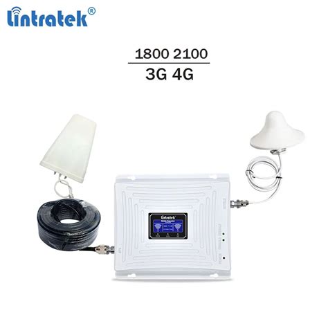 Aliexpress.com : Buy Lintratek 3G 4G Signal Booster 2100 1800Mhz 3G Repeater 4G LTE Amplifier ...