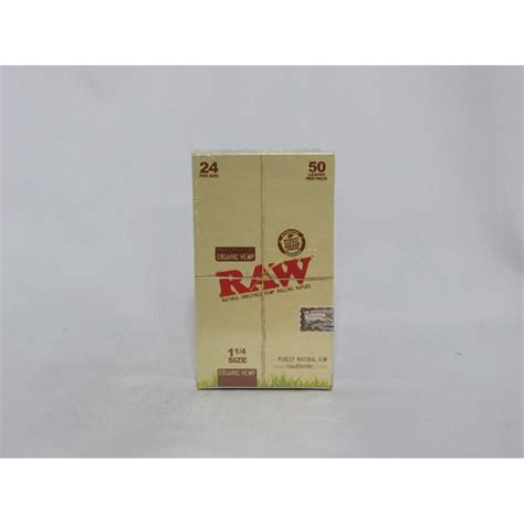 RAW PAPERS ORGANIC 1 1 / 4 24CT