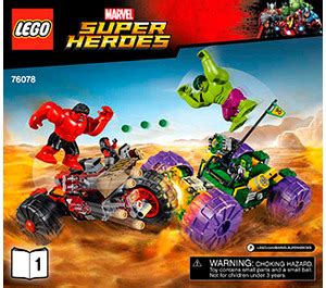 LEGO Hulk Vs. Red Hulk Set 76078 Instructions | Brick Owl - LEGO ...