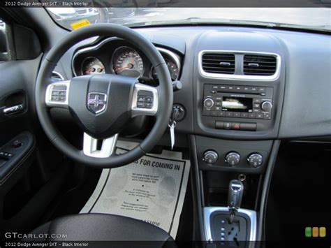 Black Interior Dashboard for the 2012 Dodge Avenger SXT #55489745 ...