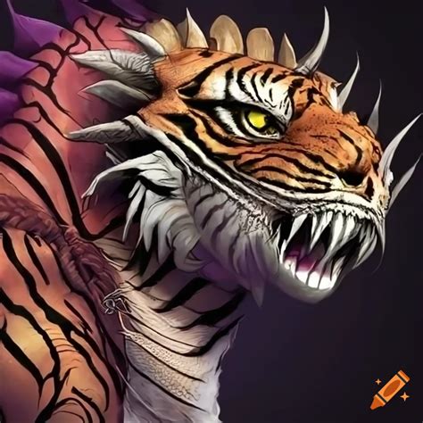 Image of a tiger dragon hybrid