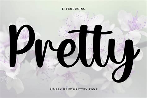 Pretty Font by PiPi Creative · Creative Fabrica