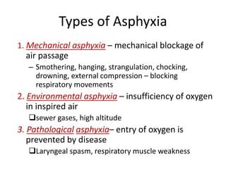 Mechanical asphyxia 1 | PPT