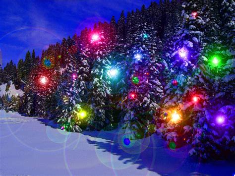 Christmas Lights Wallpaper HD Free Download