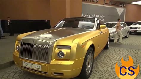 DUBAI KING- GOLD CARS. $$$ - YouTube